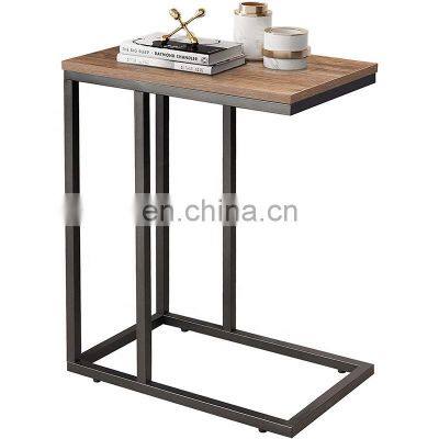 wholesale white and gold living room side table modern storage coffee table bed table