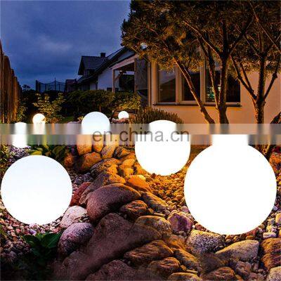 smart waterproof outdoor garden patio landscape decorative modelling led solar powered ball lighting