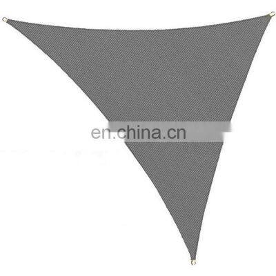 Factory Direct Oxford Cloth Waterproof Hdpe Triangle Sun Shading Sail Courtyard Backyard Dooryard Park Carport Pergola Pond Deck