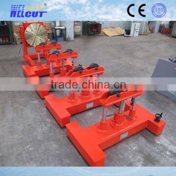 Pipe support roller positioner