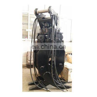 17-23 ton rotary hydraulic excavator wood grab rotating log grapple