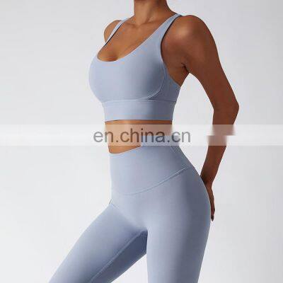 Women Printed Yoga Leggings Running Workout Clothing Yoga Suit Top Sports Wear Gym Fitness Set photo-3