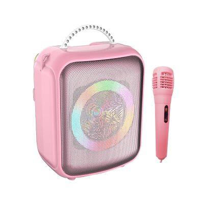 Sell well ZQS1462Y bass sound portable 4-inch speaker 8W power wireless bluetooth speaker with colorful light