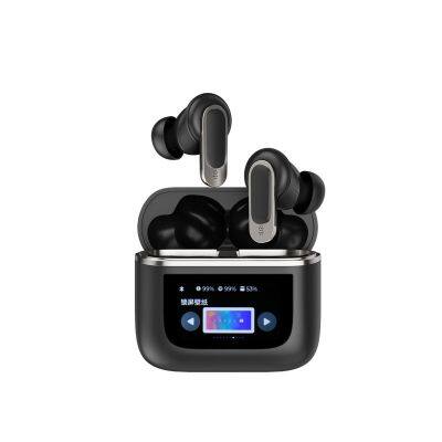 ENC Earphone Waterproof Digital Display LCD screen Touch Control Earbuds In Ear TWS Gaming Wireless Earphone