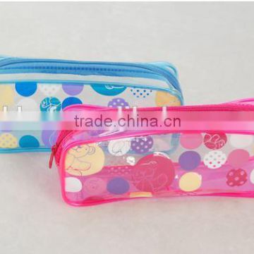 2015 fashion clear pencil case