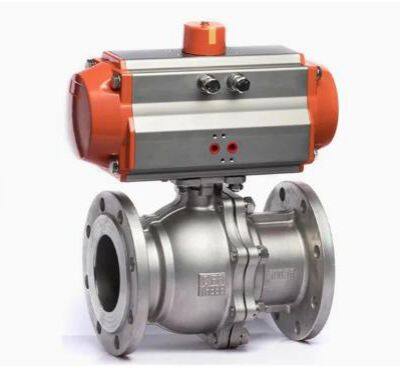 DN15~200 Q641F-16R SS316 Flange Pneumatic Water Ball Valve