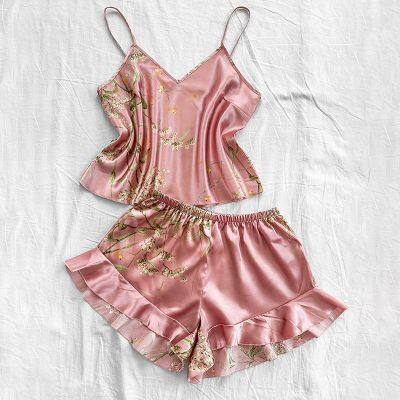 Ruffled Nightgown and Nightdress Set Manufacture Customized Pinstar photo-4