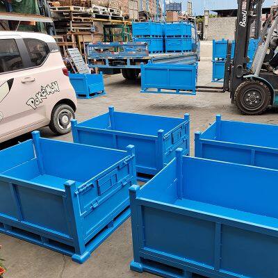 Stackable Steel Transport Box With Reinforced Corner Protection photo-4