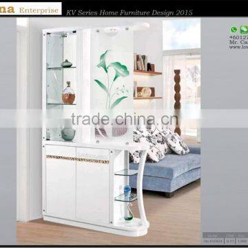 Malaysia divider cabinet, Singapore divider cabinet, Living Room divider cabinet model 2016, divider & display cabinet, white