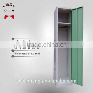 Industrial Single Door Steel Clothes Cabinet/Metal Locker/Steel Wardrobe