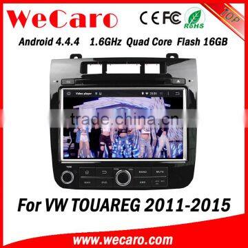 Wecaro WC-VT8009 Android 4.4.4 car dvd player touch screen for volkswagen touareg car multimedia player android A9