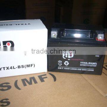 12v 4ah YB4L-B motorcycle battery Suppliers