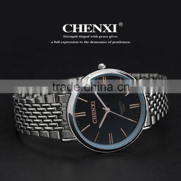 2015 Best Luxury Fashion Couple Lover Wrist Watch ,Noble Japan Movement Quartz Stainless Steel Watch For Wholesale CX-026AM&LS-R