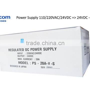 Single Power Supply for Cargo Ship Input 110/220VAC/24VDC, Output 20A - PS-20A