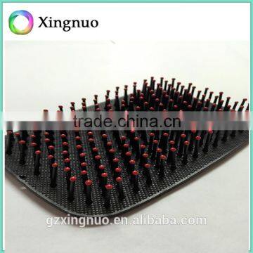 Rubber pads for hair brush/hair comb