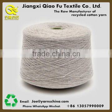 cheap price recycled glove yarn carded yarn from China