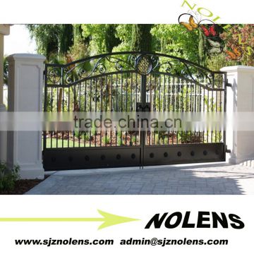 Hight Quality Inswing Powder-Coated Wrought Iron Gate