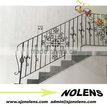 ornamental iron railing design/Decorative wrought iron staircase design