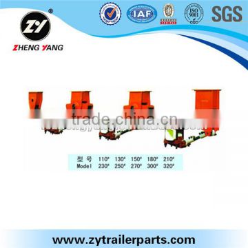 low bed semi trailer suspension for flatbed trailer