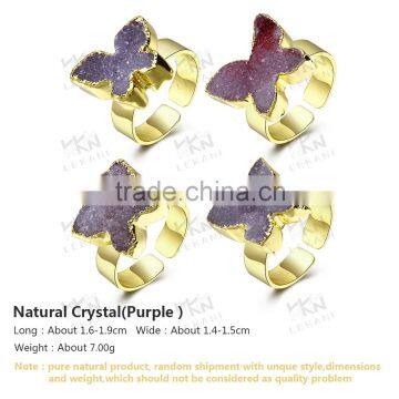 2016 Latest Gold Ring Designs, Natual Stone Gold Rings photo-5