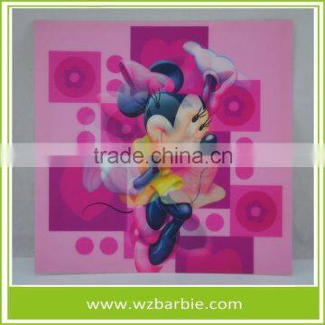 Customized Cartoon 3D PP Lenticular Card For Kids