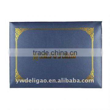 Hot Stamping Logo Art Wallpaper Wrapping Arab Honor Certificate Holder