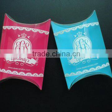 PVC pillow packaging clear custom plastic pvc package box                        
                                                Quality Choice