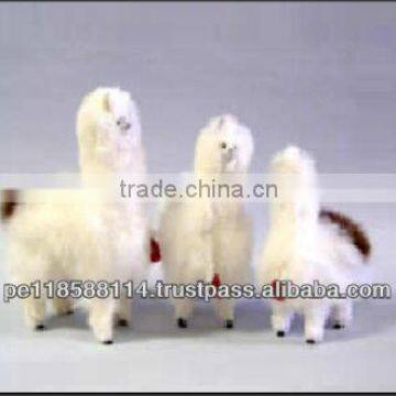 WHITE ALPACA FUR TOY