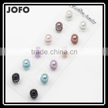 Best Selling Fashion Jewelry Stick Magnet Brooch With Pearl Scarf Brooch PDJ0112