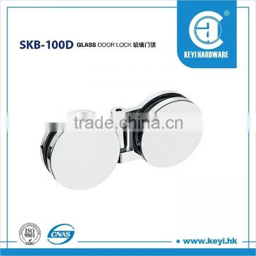 SKB-100D double side glass door lock , Folding cabinet glass door walls hinges in South America