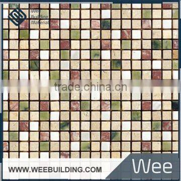 New Designed 15X15 Small Decorative Tiles Marble Mosaic