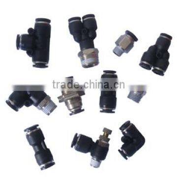 quick pneumatic connector plastic pneumatic fitting;push in fittings;one touch fittings;tube connector