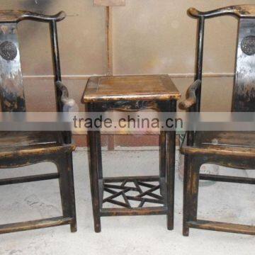 Chinese antique furniture wood armchair LWE158