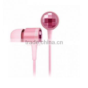 Original 3.5mm Plug Xiaomi Crystal Pink Mi In-Ear Headphones