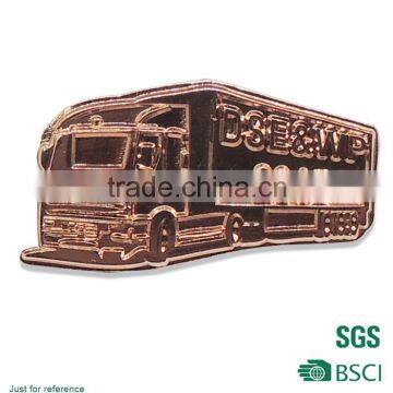2016 New high polish bronze mini car pin badge