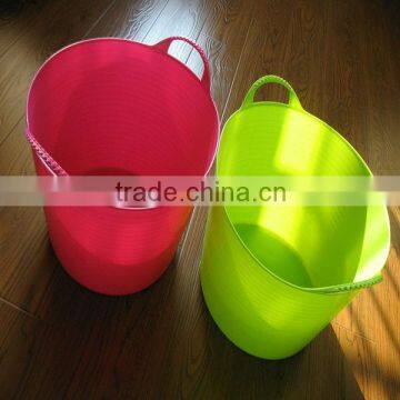 2015 New Type Plastic Garden Bucket,flexible Plastic Garden Bucket