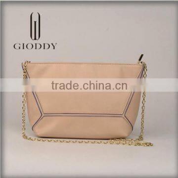 custom high quality ladies fashion genuine leather long strap shoulder bags