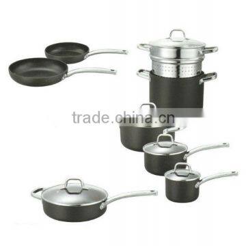 13PCS Aluminium Hard Anodized Non Stick Coating Cookware Set C1105