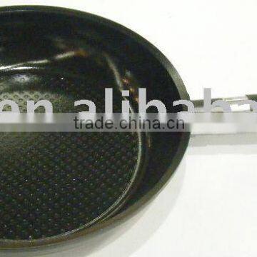 28cm Die Cast Aluminium Fry Pan with wooden Handle and Ceramic Coating