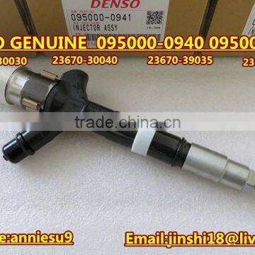 Denso Genuine Injector 095000-0940,095000-0941 for TOYOTA 23670-30030, 23670-30040, 23670-39035, 23670-39036