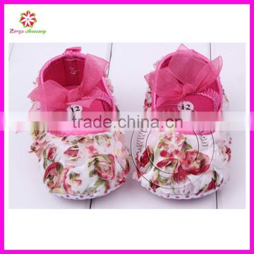 Colorful lace baby girl shoes, sweet baby girl shoes, lovely lace baby shoes