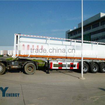 Tri-axle 9 Tubes CNG Semi Truck Trailer With Loading and Unloading Valve photo-3