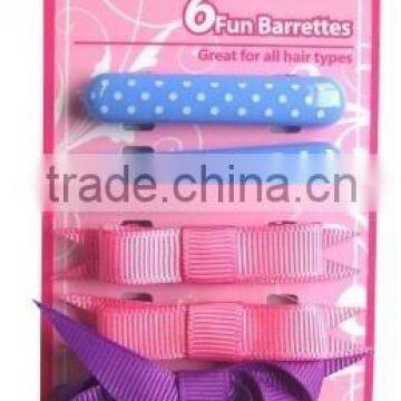 6PCS METAL HAIR CLIPS SET