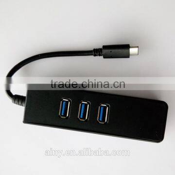 Wholesale alibaba usb cable with Type C to 3 ports USB