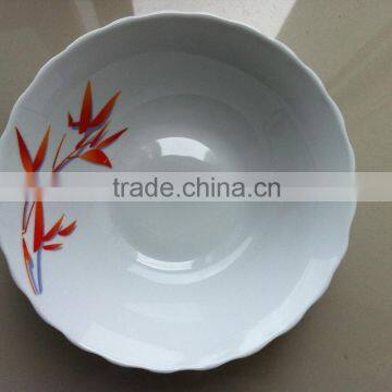 ceramic bowl ceramic soup bowl with logo ,fine porcelain soup bowl