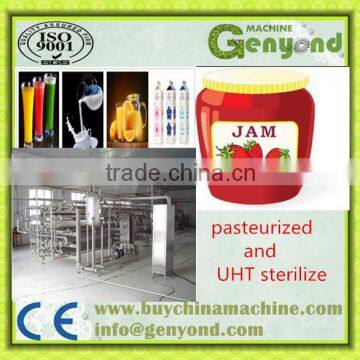 Liquid Dairy Fruit Juice Semi-automatic UHT Sterilizer Machine