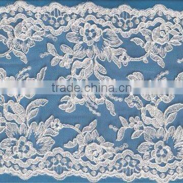 2015 newest bridal veil wedding accessories lace trim