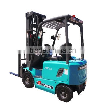 1.5 TON 4-Wheel Electric Forklift Trucks for Sale