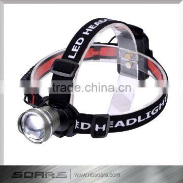 High power aluminium focus control cree xml t6 headlamp zoomable