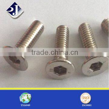 CSK head hex socket head machine screw price